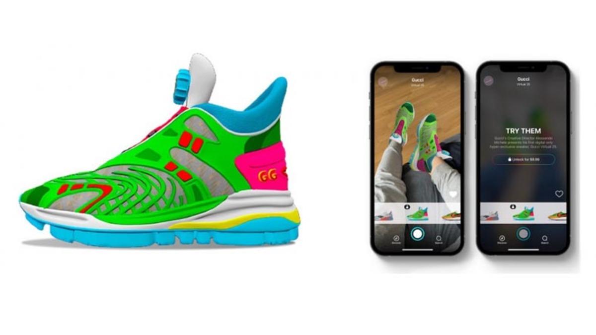 Gucci’nin 12 Dolara Sattığı Fakat Hiçbir Zaman Giyemeyeceğiniz ’Sanal’ Spor Ayakkabı