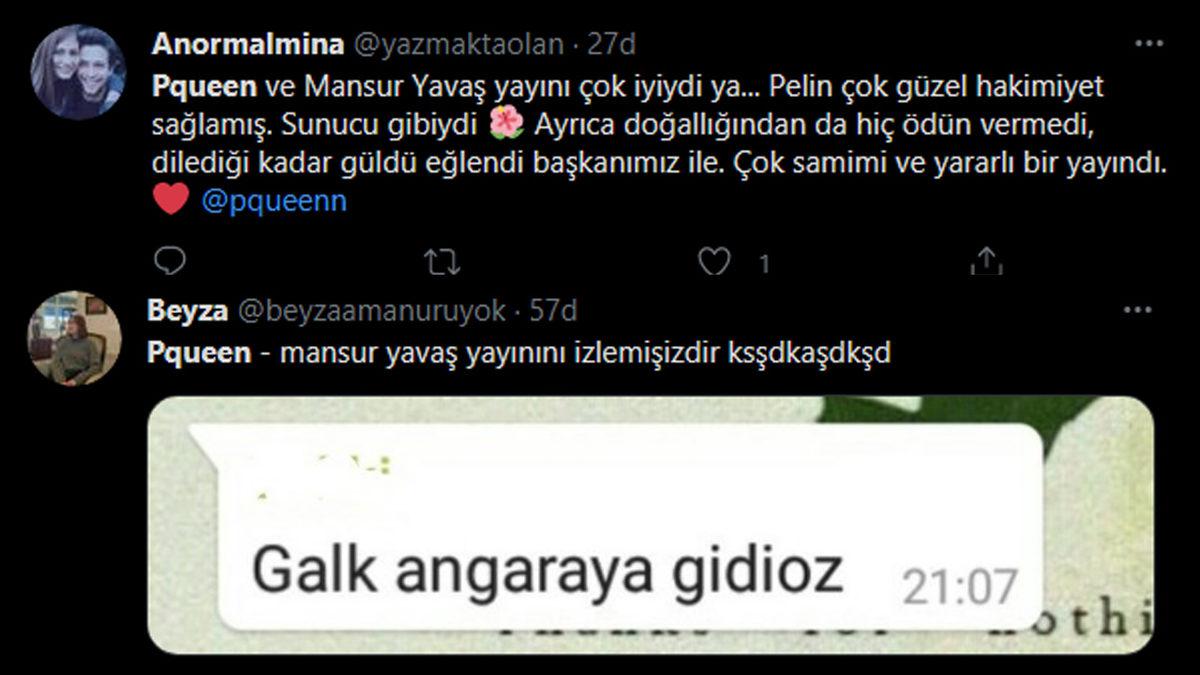 Pqueen’in Mansur Yavaş ile Yaptığı Yayına Sosyal Medyadan Gelen Yorumlar