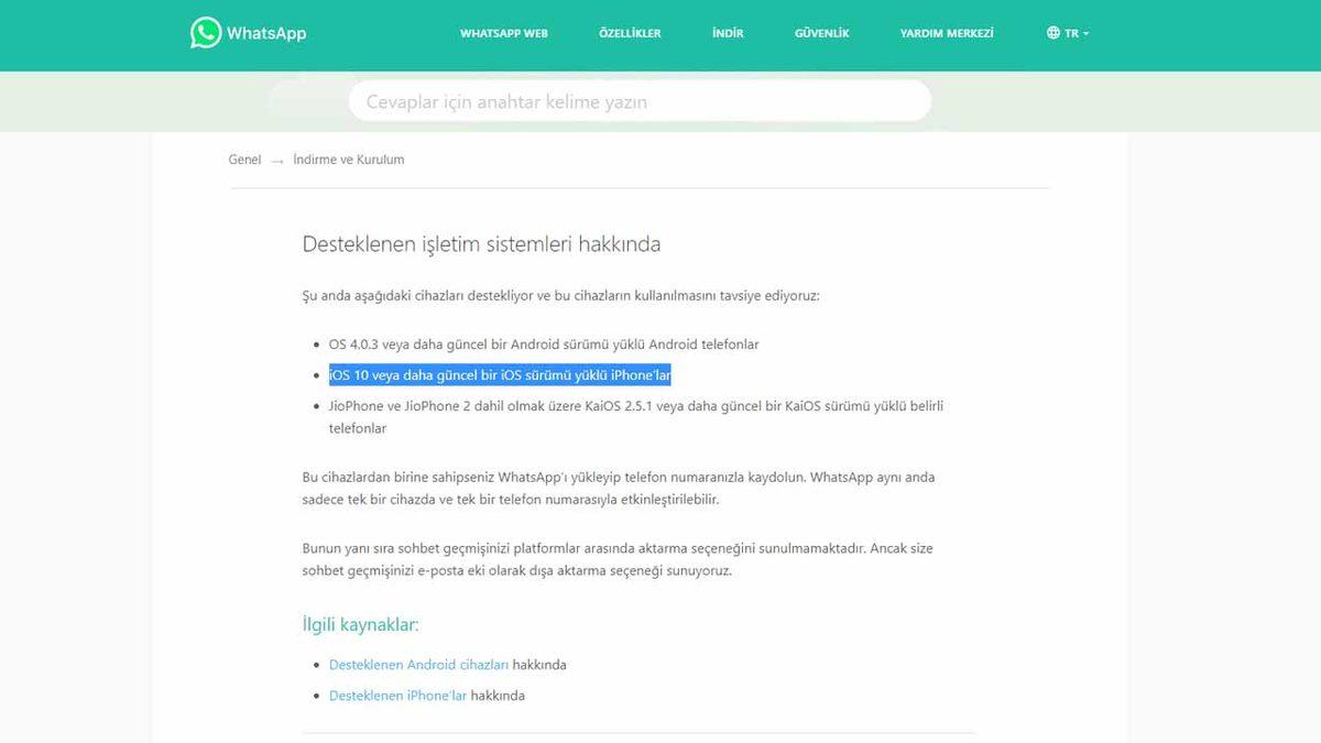 WhatsApp’tan Beklenmedik Karar: iOS 9 Desteği Bir Anda Kesildi