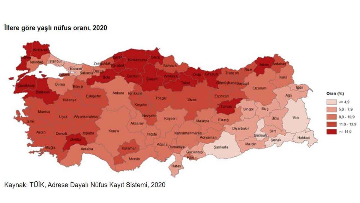 TÜİK, Türkiye’deki Nüfus Yapısının Değişmeye Başladığını Gösteren Son Verilerini Açıkladı