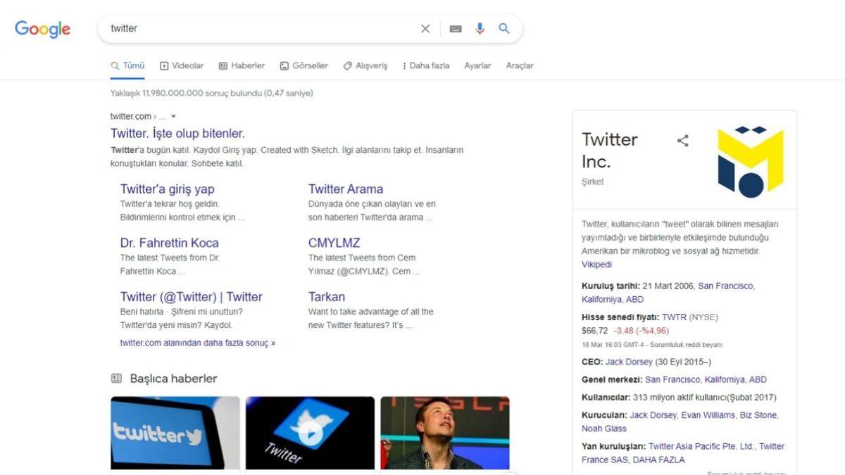 Google’dan Tuhaf Hata: Twitter Logosu Diye Mesut Özil’in Logosunu Gösteriyor