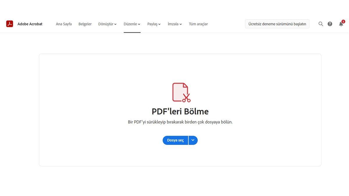 Adobe Acrobat Kullanarak PDF Sayfaları Nasıl Ayrılır?