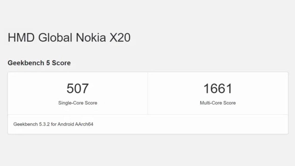 Nokia’nın 5G Destekli Telefonu X20’nin Bazı Özellikleri Geekbench’te Göründü