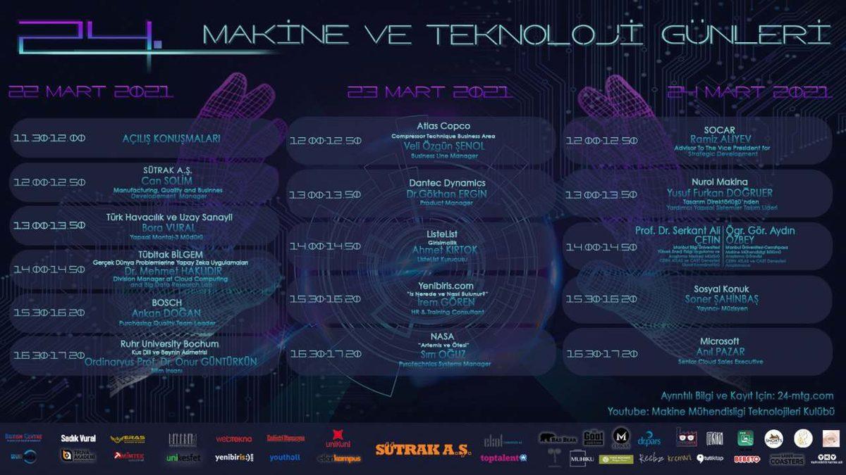24. Makine ve Teknoloji Günleri (MTG) İçin Geri Sayım Başladı