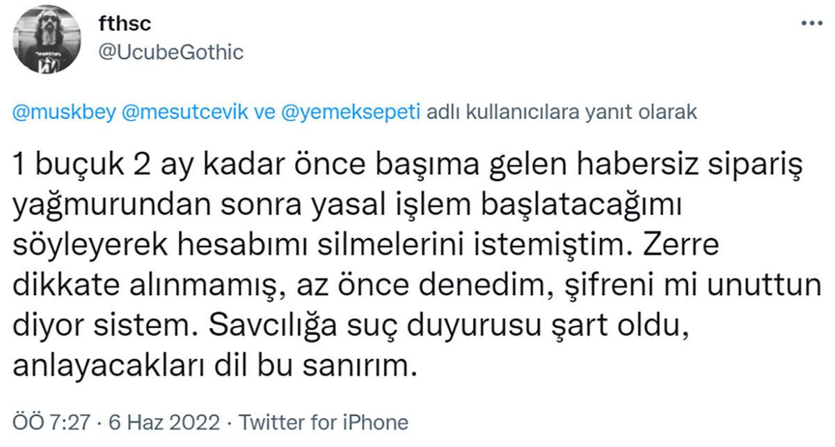 Yemeksepeti Hakkında Yeni Veri Sızıntısı İddiası: Kayıtlı Kredi Kartlarıyla Habersizce Siparişler Veriliyor