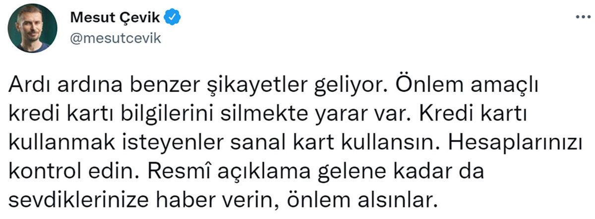 Yemeksepeti Hakkında Yeni Veri Sızıntısı İddiası: Kayıtlı Kredi Kartlarıyla Habersizce Siparişler Veriliyor