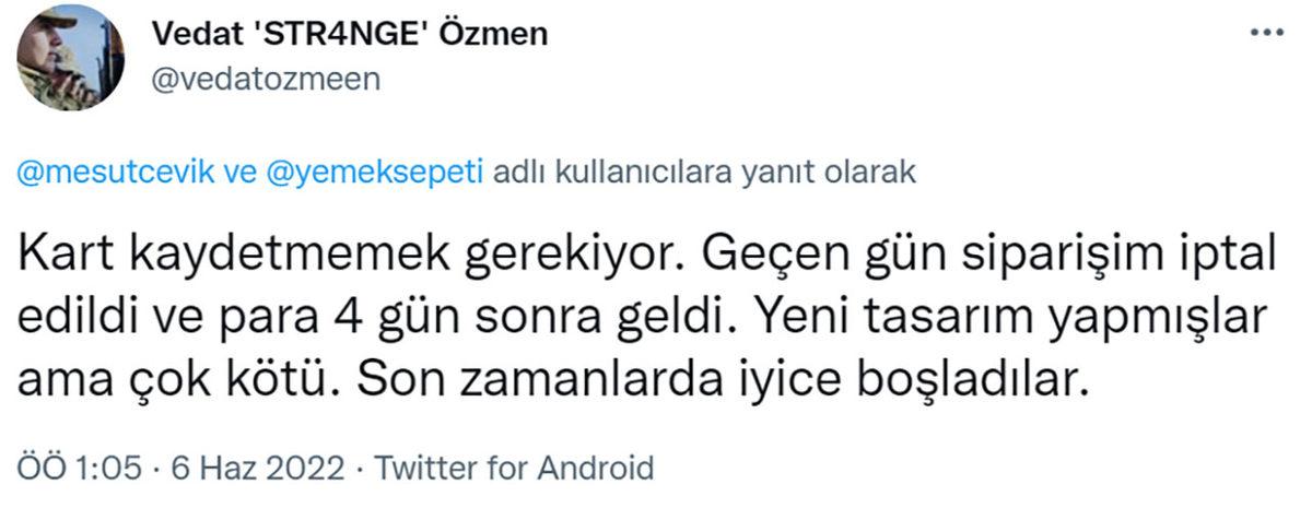 Yemeksepeti Hakkında Yeni Veri Sızıntısı İddiası: Kayıtlı Kredi Kartlarıyla Habersizce Siparişler Veriliyor