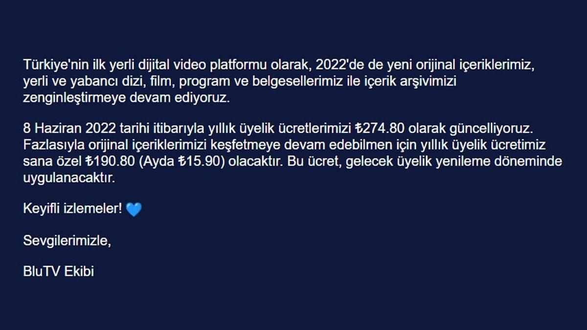 BluTV, Abonelik Ücretlerine Dev Zam! İşte Yeni Abonelik Fiyatları