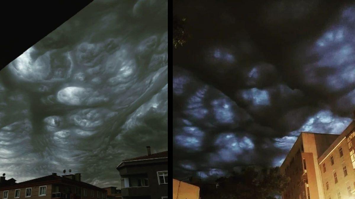 Tekirdağ’da Bulutlar Adeta Korku Filmi Efektine Dönüştü: Peki Neden?