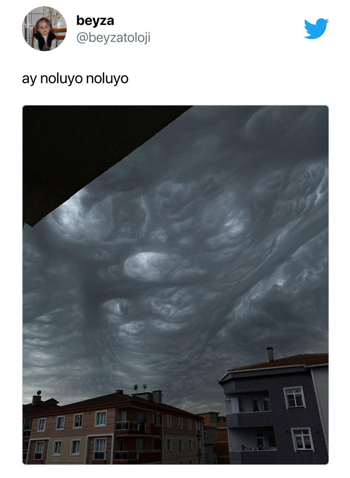 Tekirdağ’da Bulutlar Adeta Korku Filmi Efektine Dönüştü: Peki Neden?