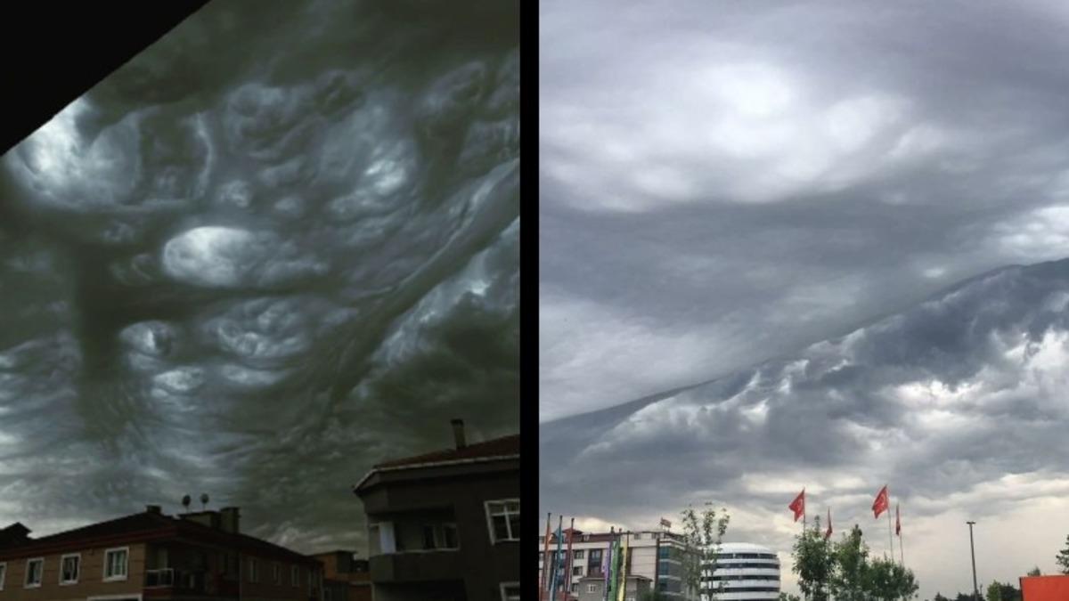 Tekirdağ’da Bulutlar Adeta Korku Filmi Efektine Dönüştü: Peki Neden?