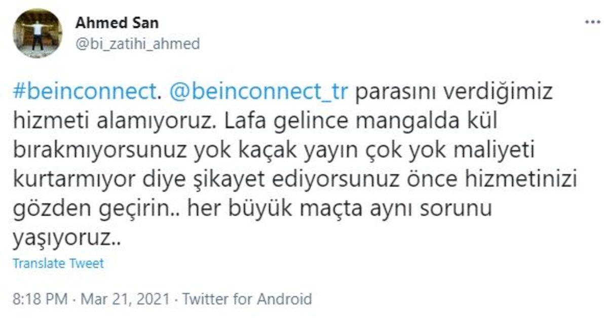 Beşiktaş - Fenerbahçe Maçında Yayını Çöken beIN CONNECT Sosyal Medyada Büyük Eleştirilere Maruz Kaldı