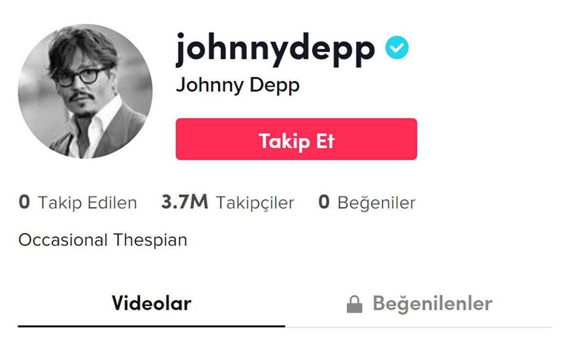 Johnny Depp, TikTok Hesabı Açtı: Daha Tek Video Paylaşmadan Milyonlarca Takipçiye Yaklaştı!
