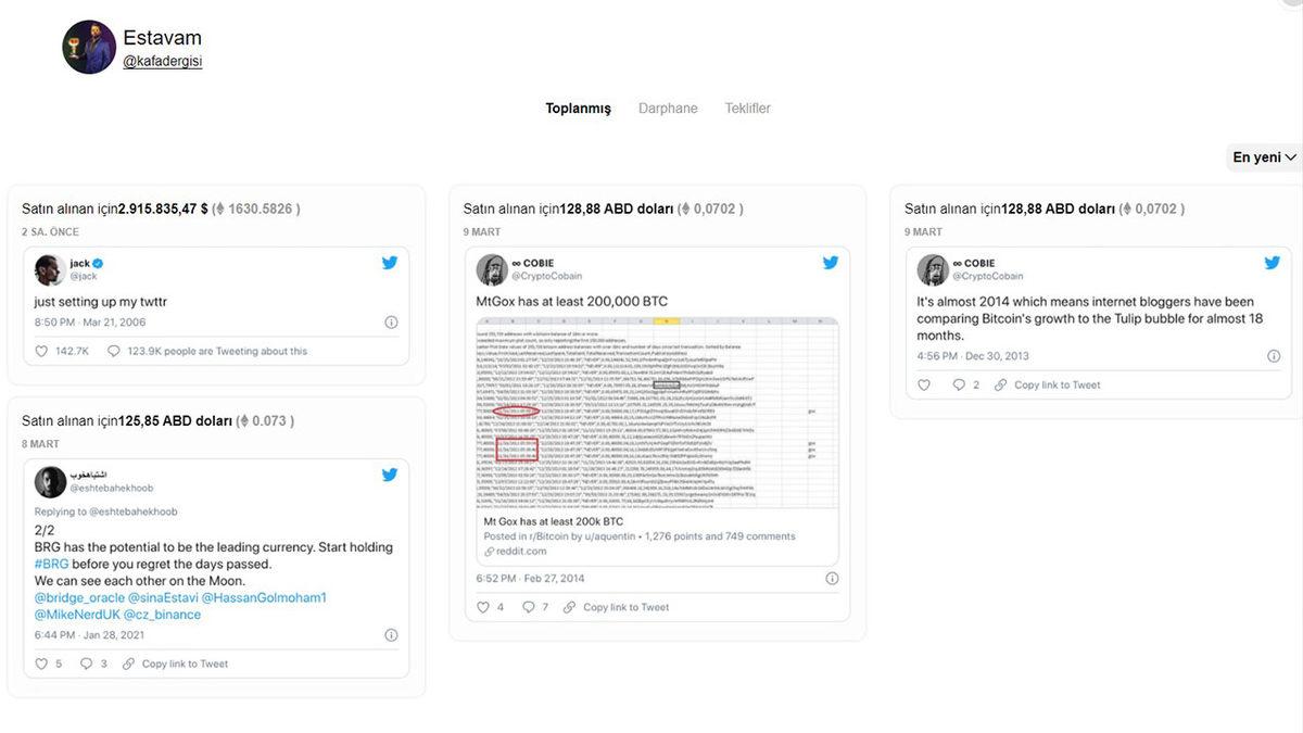Twitter’da Atılan İlk Tweet 2,9 Milyon Dolar Karşılığında Artık Bir Türk’e Ait