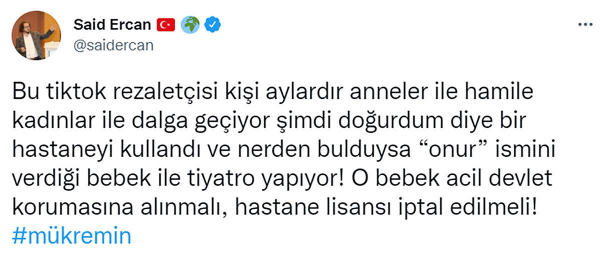 Doğum Yaptığını Gösteren TikTok Videosu Gündem Olan Mükremin Gezgin Hakkında Soruşturma Başlatıldı (TikTok Hesabı Kapatıldı)