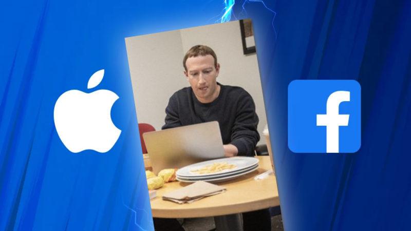 Mark Zuckerberg, Facebook’un İşlerine Balta Vuran Apple’ın Logosunu Sansürledi (Bi’ de Bayıl İstersen)