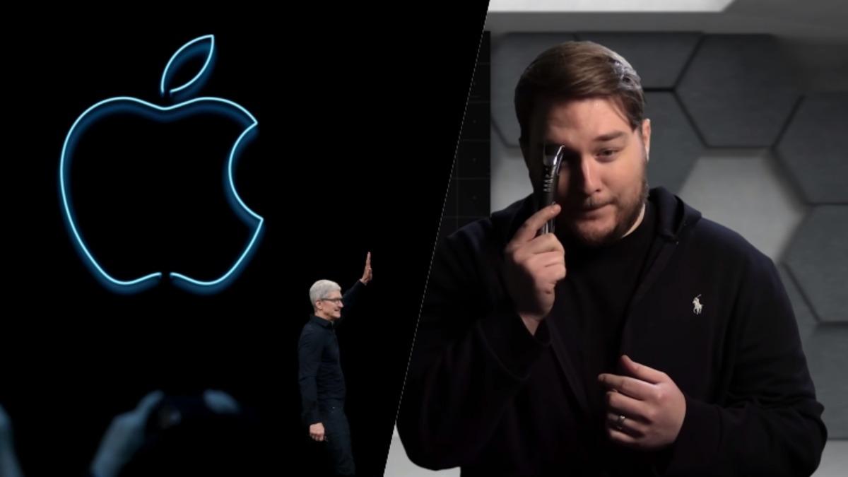 Apple Lansmanı İçin Büyük Konuşan Teknoloji Uzmanı, Kaşlarını Kazımak Zorunda Kaldı [Video]