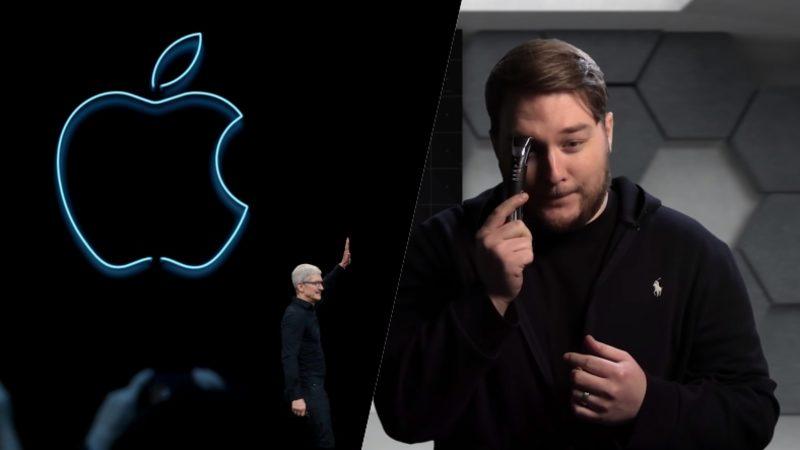 Apple Lansmanı İçin Büyük Konuşan Teknoloji Uzmanı, Kaşlarını Kazımak Zorunda Kaldı [Video]