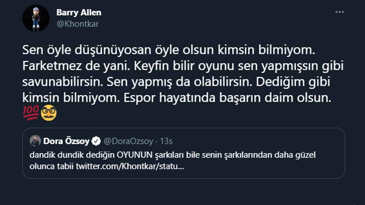 LoL ve Valorant İçin ’Dandik Dundik Oyunlar’ Diyen Rapçi Khontkar’a E-spor Sunucusundan Cevap