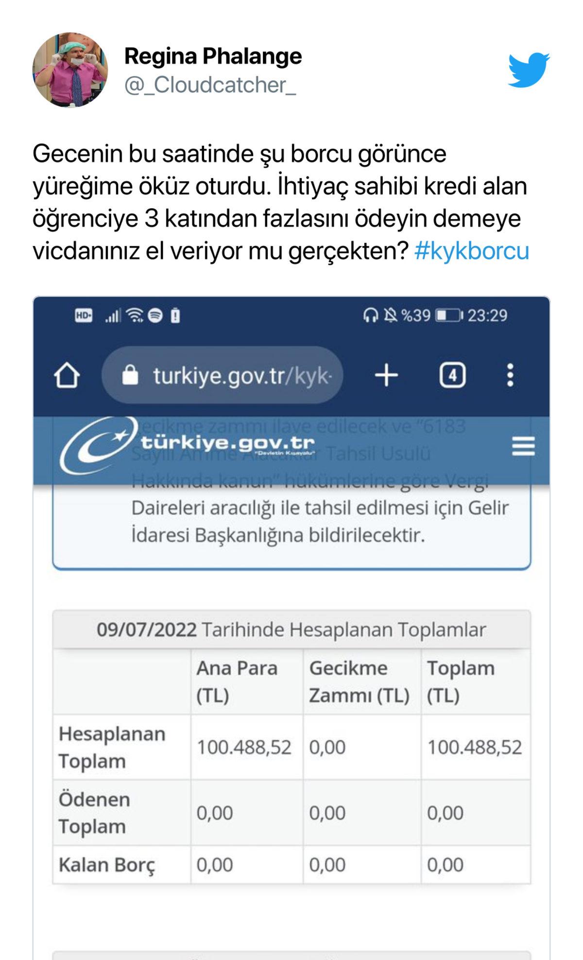 KYK Borçlarının Geri Ödeme Tutarları Sosyal Medyada Gündem Oldu: 40 Bin TL Krediye 150 Bin Lira Borç!