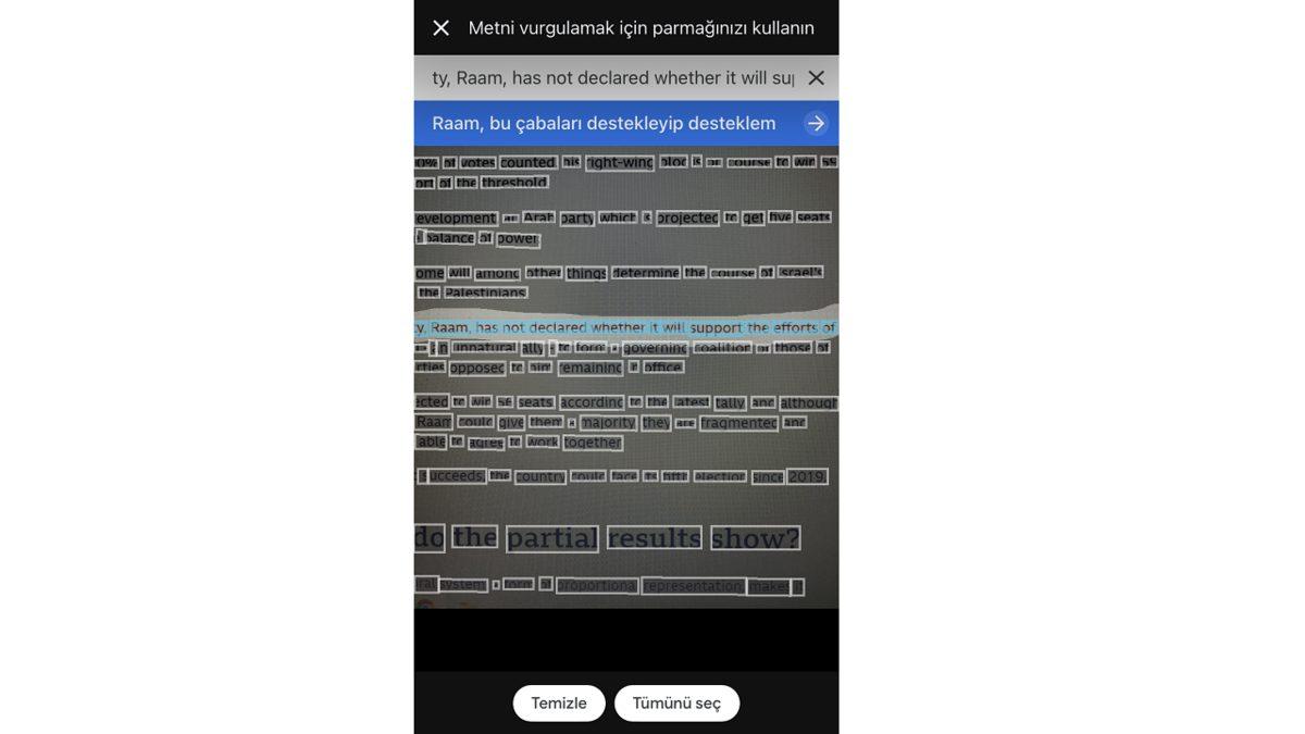 Telefonun Kamerası ile Nasıl Görsel Çeviri Yapılır?