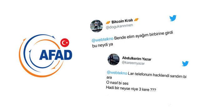 AFAD, Acil Durum Bildirimiyle Vatandaşları Uyardı