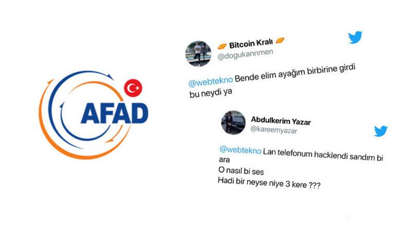 AFAD, Acil Durum Bildirimiyle Vatandaşları Uyardı