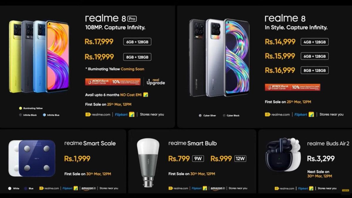 Orta Segmente İddialı Giriş Yapan Realme 8 ve 8 Pro Tanıtıldı: İşte Fiyatı ve Özellikleri