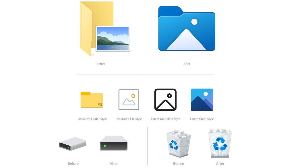Microsoft, Son Güncelleme ile Windows 10’daki Simgeleri Değiştiriyor: İşte Yeni Tasarımlar