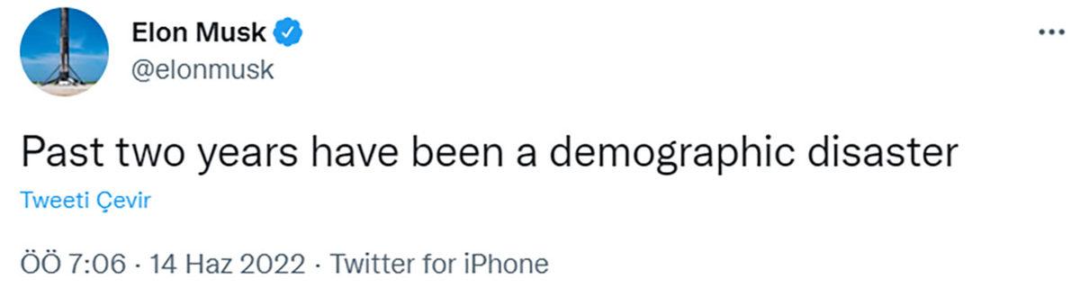 Elon Musk’tan Kafa Karıştıran Açıklama: Demografik Felaket Yaşandı, Ben de Üzerime Düşeni Yaptım