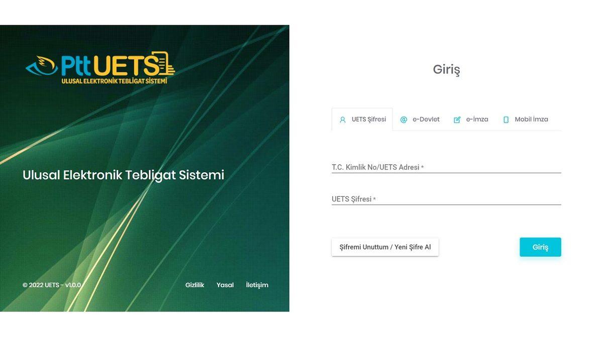 Ulusal Elektronik Tebligat Sistemi (UETS) Nedir, Ne İşe Yarar, Nasıl Alınır?