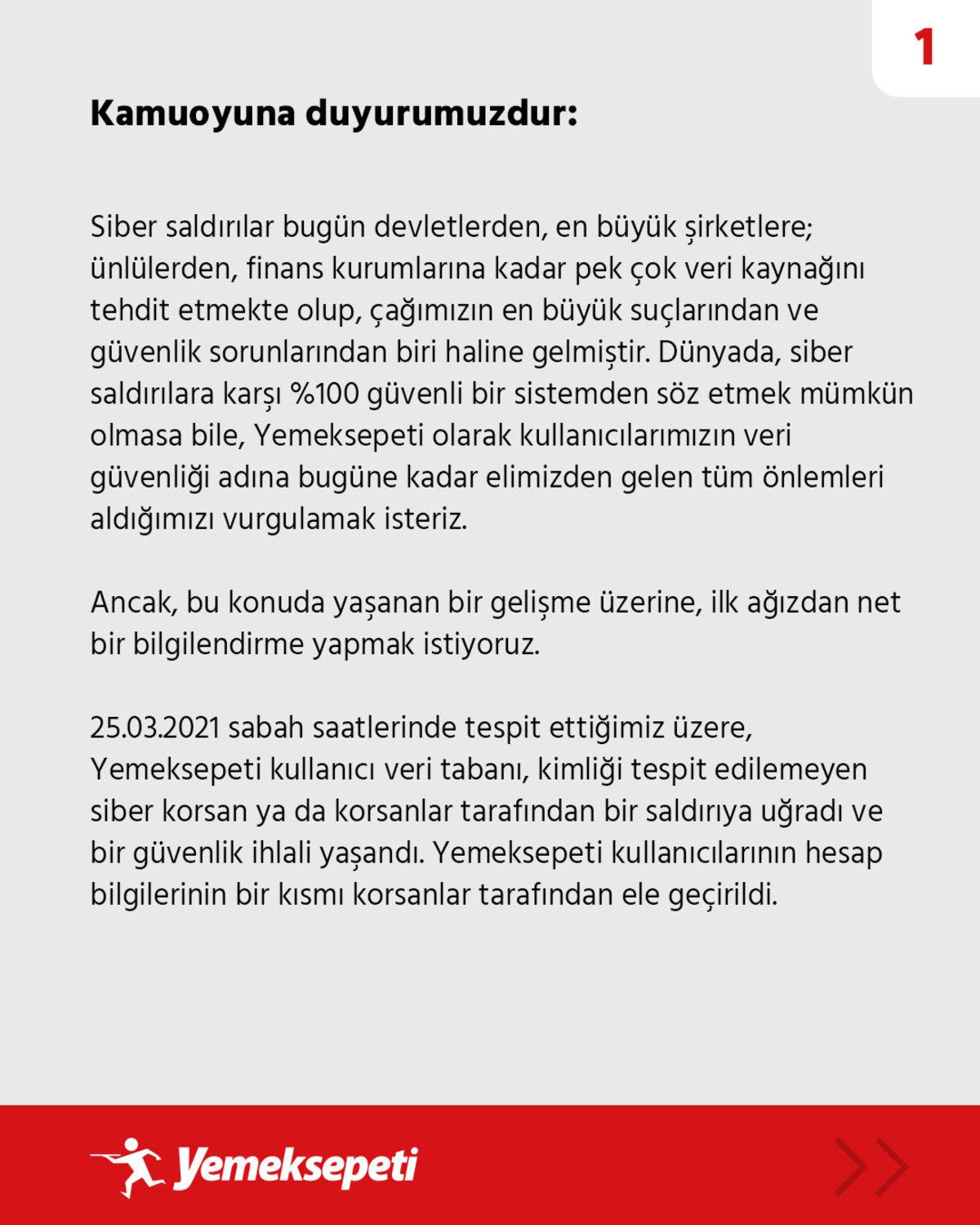 Yemeksepeti Hacklendi: Kullanıcıların Hesap Bilgileri Ele Geçirildi