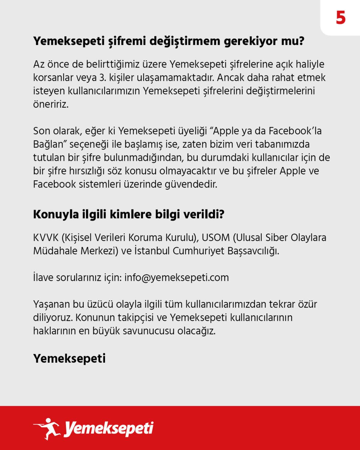 Yemeksepeti Hacklendi: Kullanıcıların Hesap Bilgileri Ele Geçirildi