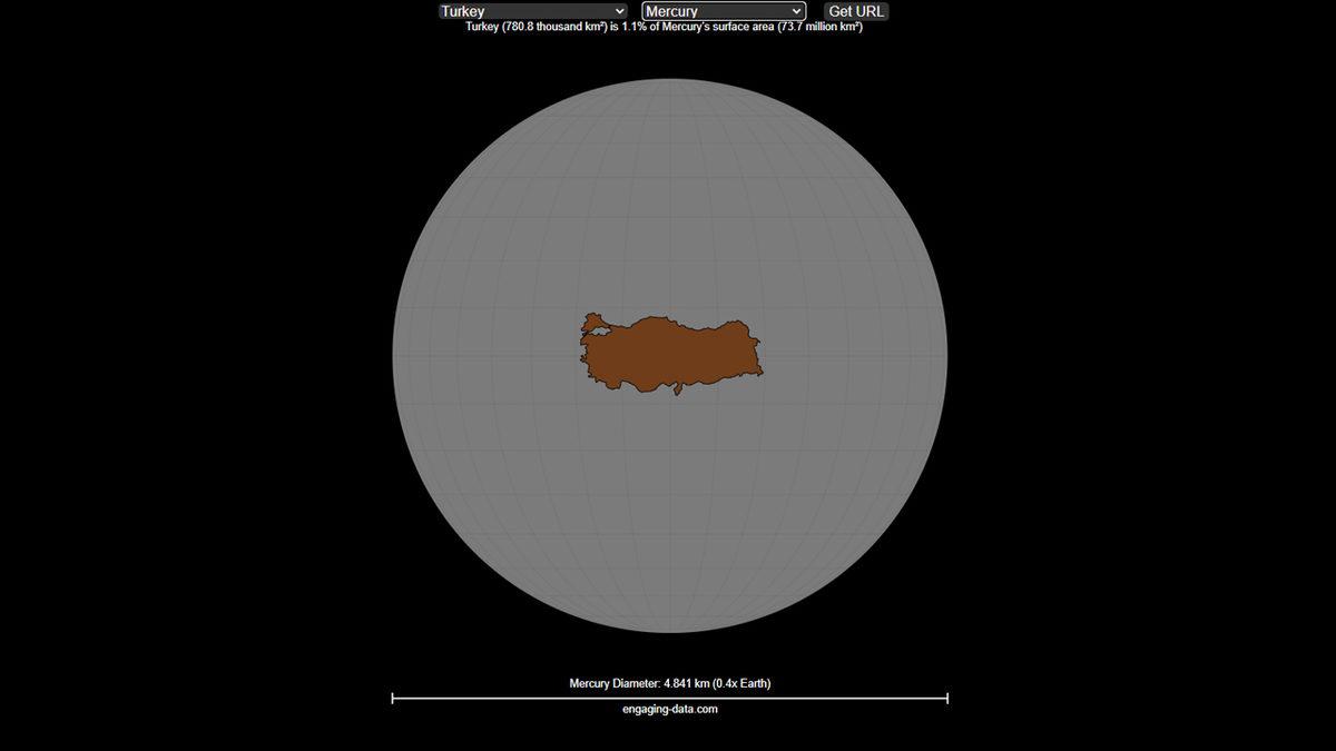 Kalkın Gidiyoruz: Türkiye, Diğer Gezegen ve Uydularda Olsaydı Nasıl Görünecekti?