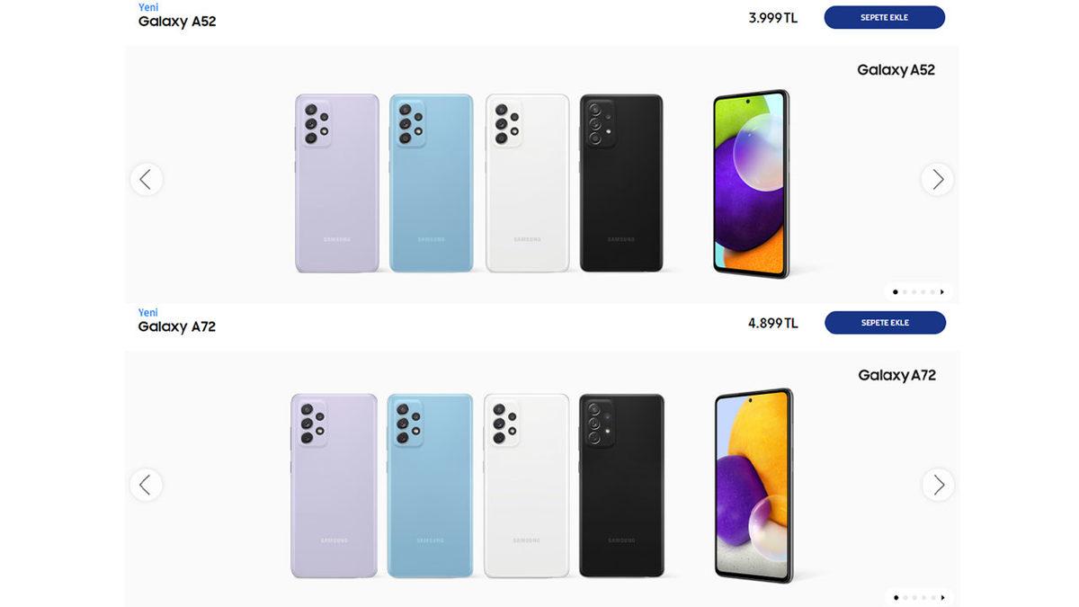Samsung Galaxy A52 ve A72’nin Beklediğimizin Altında Olan Türkiye Fiyatları Açıklandı