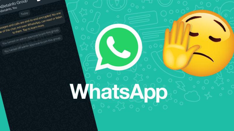 WhatsApp’tan Her Canı İsteyenin Gruba Girmesini Engelleyecek Özellik Geliyor