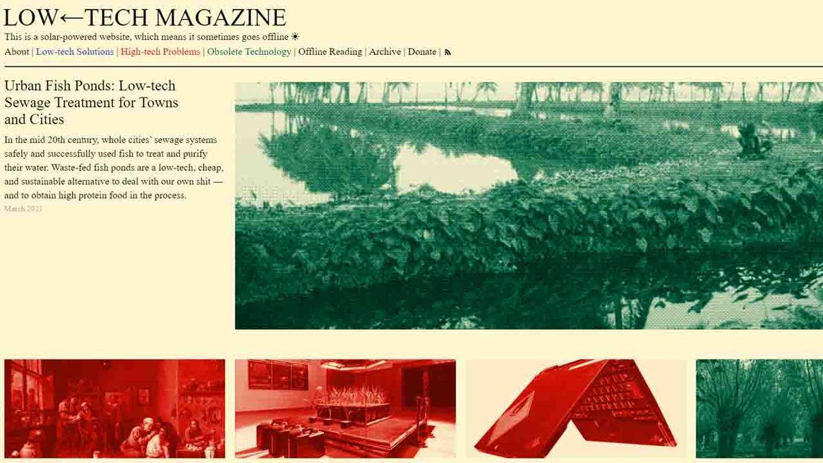 Yüzde 100 Güneş Enerjisiyle Çalışan İnternet Sitesi: Low-tech Magazine