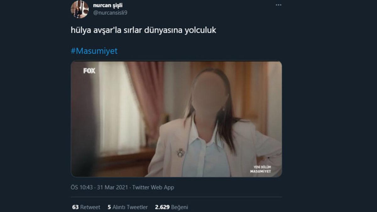 Hülya Avşar’a Masumiyet Dizisinde Uygulanan Filtre, Sosyal Medyanın Diline Fena Düştü