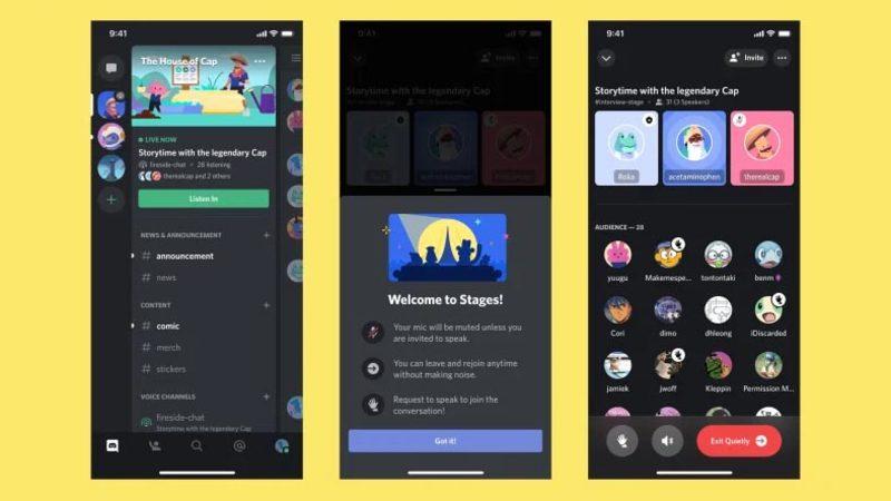 Discord, Clubhouse Kopyası Özelliği ’Stage Channels’ı Kullanıma Sundu