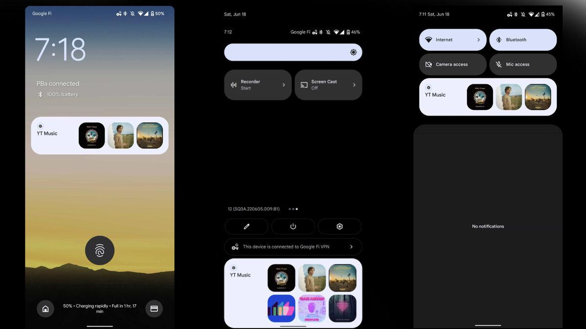 YouTube Music, Android 12’nin ’Medya Önerileri’ Özelliğine Destek Sağlamaya Başladı: ’Hızlı Ayarlar’da Görülebilecek