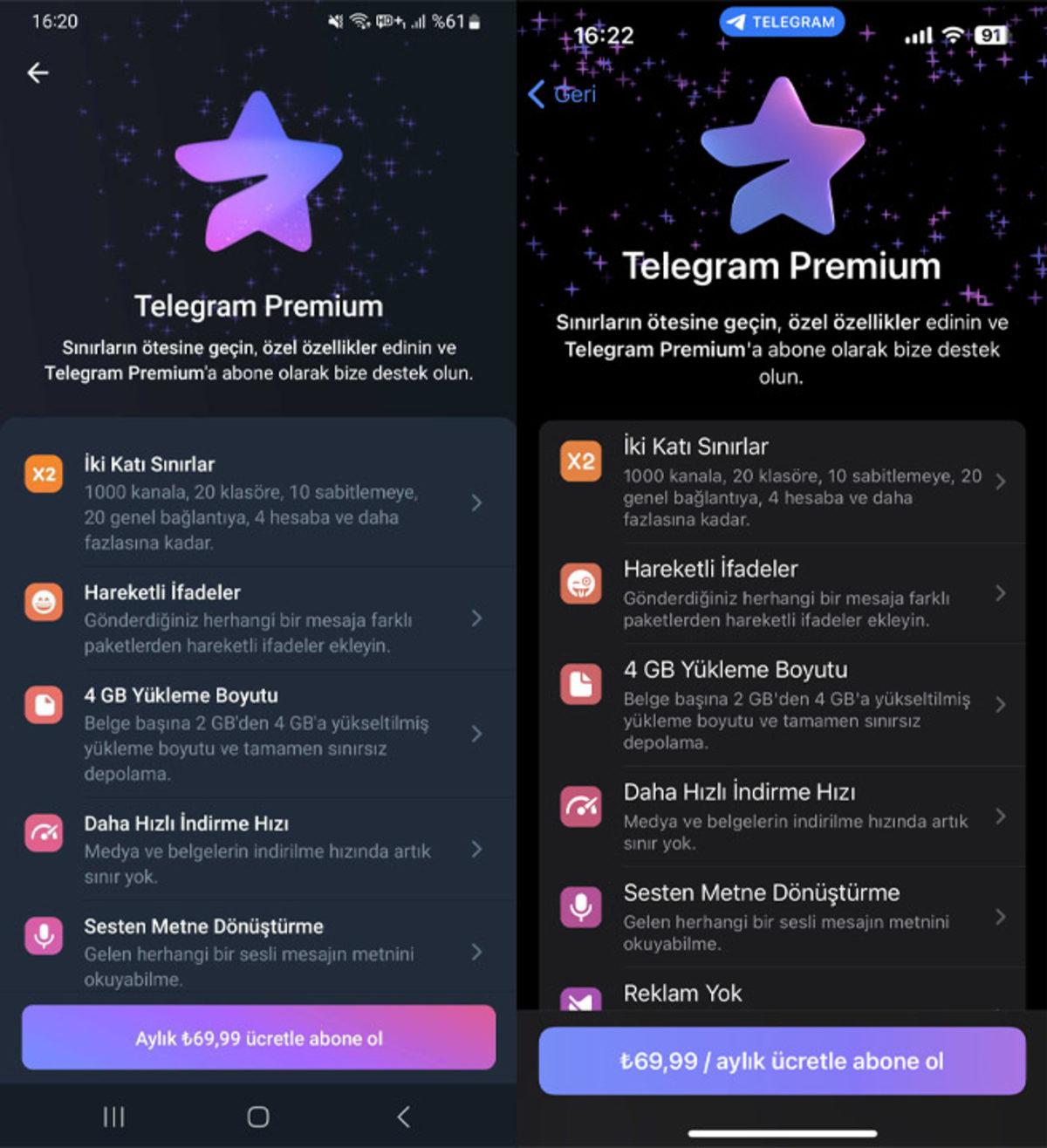 Telegram Premium’a Yüzde 400 Zam Geldi: İşte Yeni Fiyatlar!
