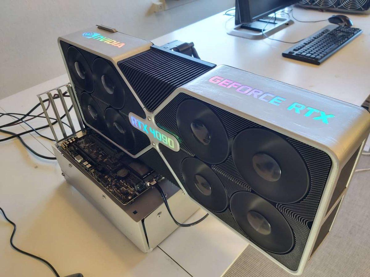 1 Nisan Şakası Olarak Tasarlanan Gerçek Ötesi NVIDIA RTX 4090 Konsepti [Video]