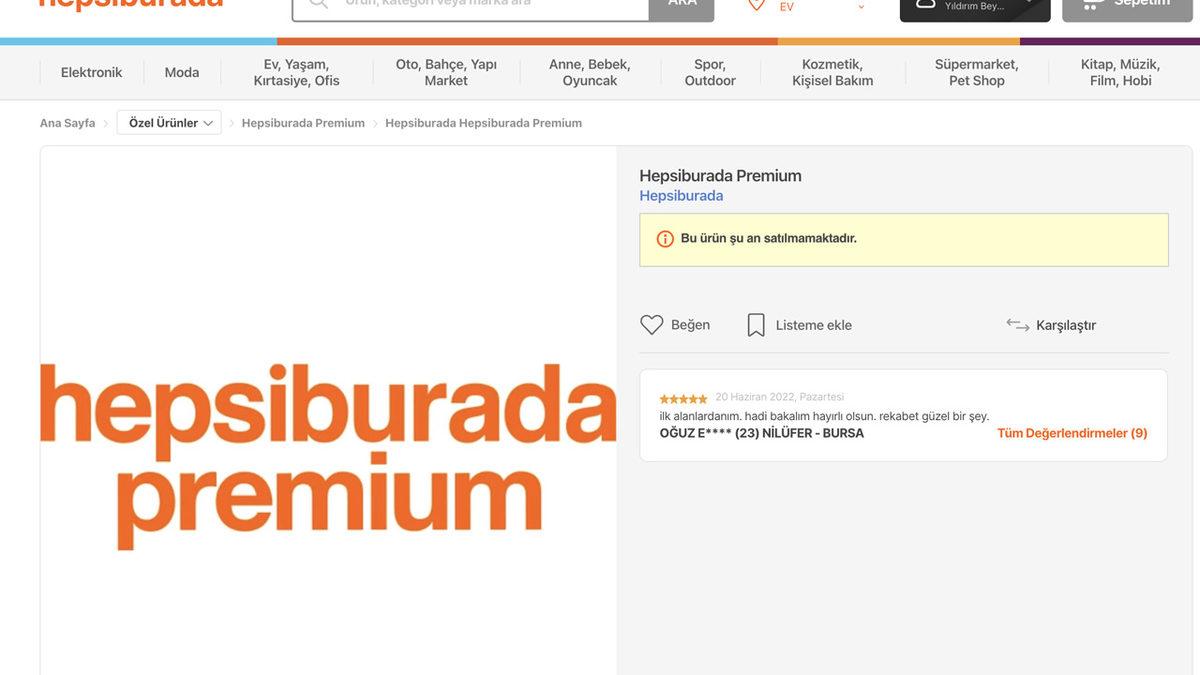 Hepsiburada’ya Ücretli ’Premium’ Abonelik Geliyor! Fiyatı ve Sunacağı Avantajlar Ortaya Çıktı...