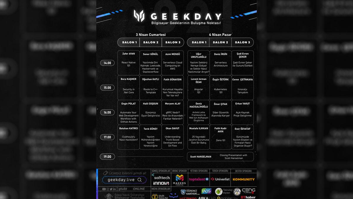 Bilgisayar Geeklerinin Buluştuğu Geekday 2021 Başlıyor
