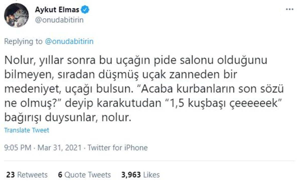 Trabzon’da Pistten Çıkan Uçağın Pide Salonu Olmasına Sosyal Medyadan Gelen Tepkiler