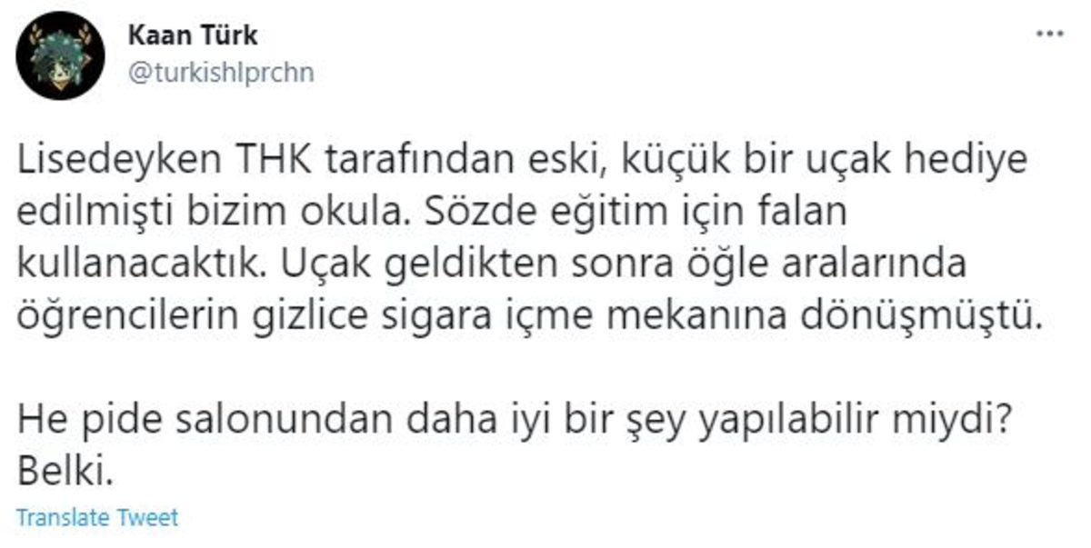 Trabzon’da Pistten Çıkan Uçağın Pide Salonu Olmasına Sosyal Medyadan Gelen Tepkiler