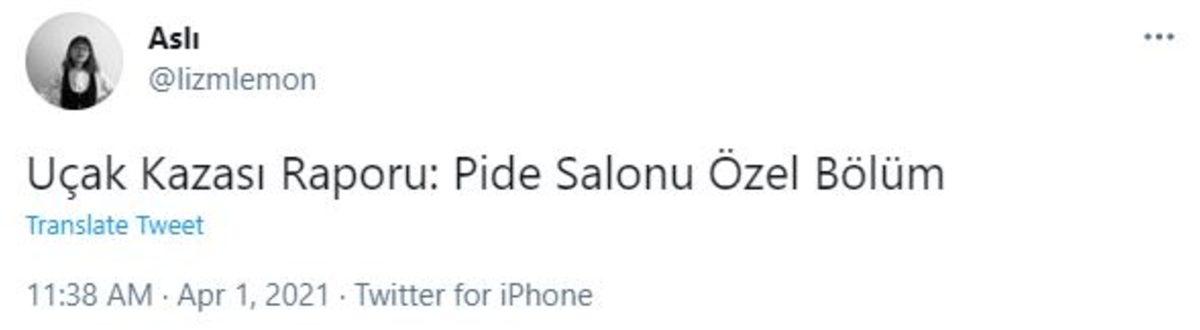 Trabzon’da Pistten Çıkan Uçağın Pide Salonu Olmasına Sosyal Medyadan Gelen Tepkiler