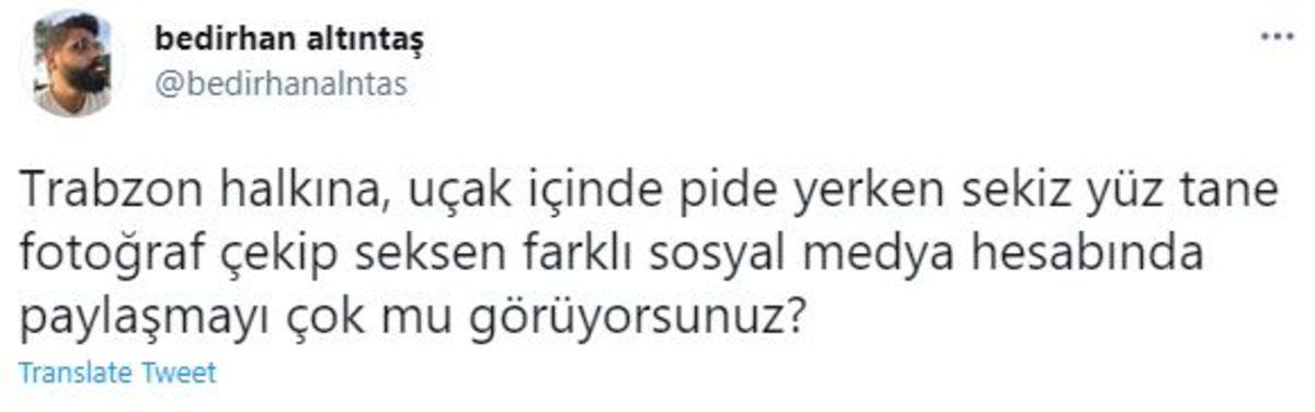 Trabzon’da Pistten Çıkan Uçağın Pide Salonu Olmasına Sosyal Medyadan Gelen Tepkiler