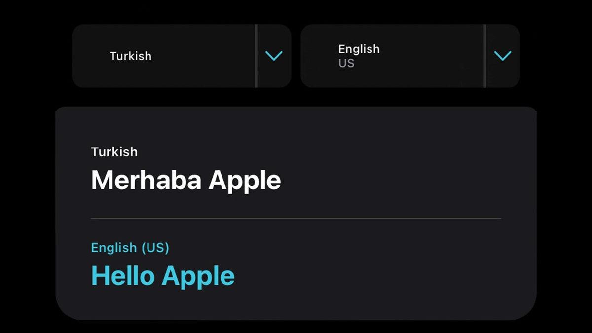 Apple Çeviri’ye Nihayet ’Türkçe’ Geliyor... (Zahmet Oldu Ya!)
