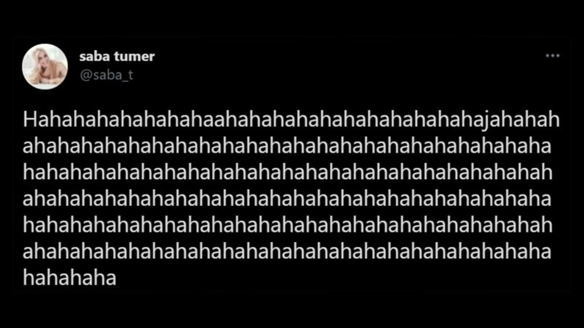 Abla Sen Yanlış Anladın: Saba Tümer’in 90 Bin TL’ye Sattığı Kahkaha Tweeti NFT Değil, Dümdüz Tweet